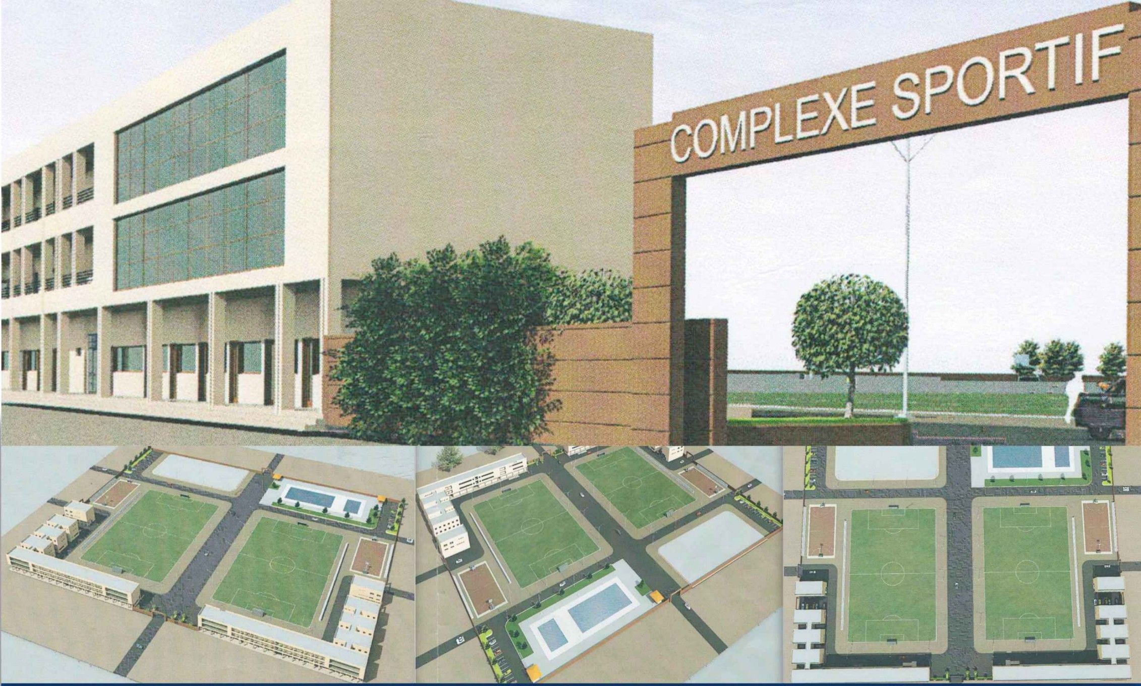 Projet de complexe sportif de l'A2F à Louga